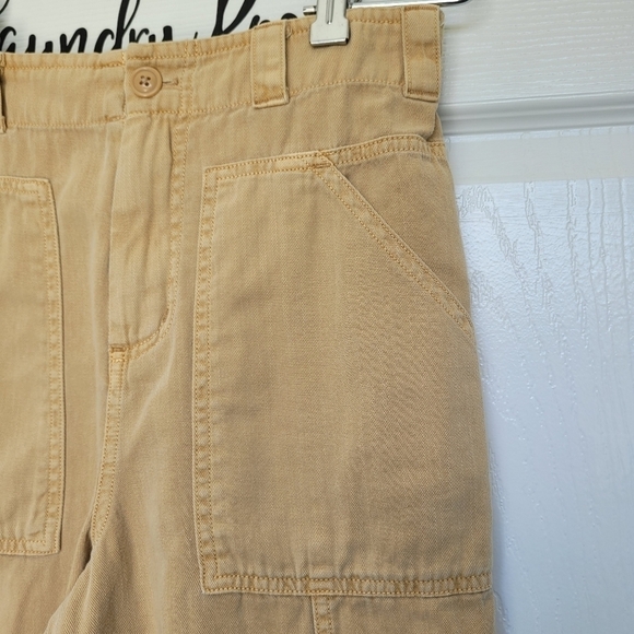 Universal Thread 100% Cotton Khaki  Straight Leg Pants Women's Size 4 - Picture 6 of 14